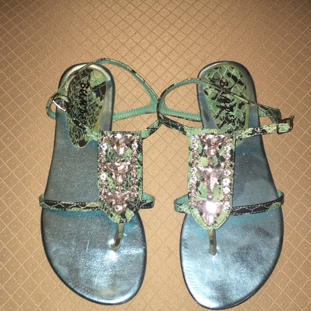 Sandals with jewels size 6.5